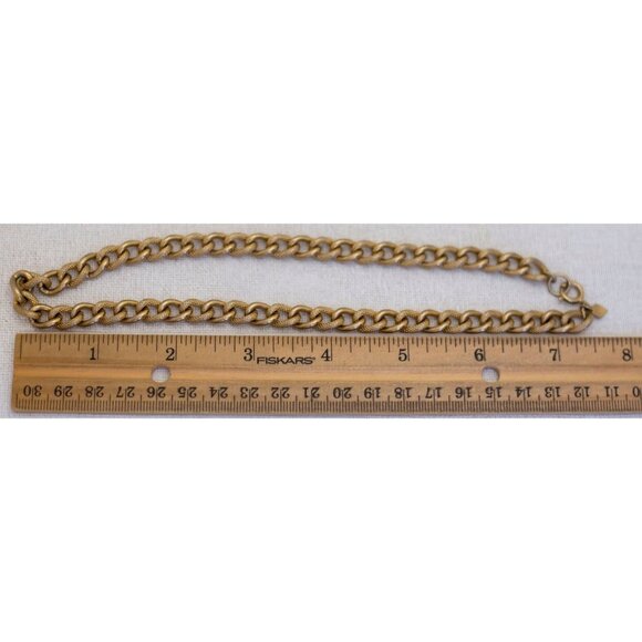 16 inch, Vintage Gold Tone Style Chain Choker Necklace by Sarah Coventry - N1 - Picture 3 of 3